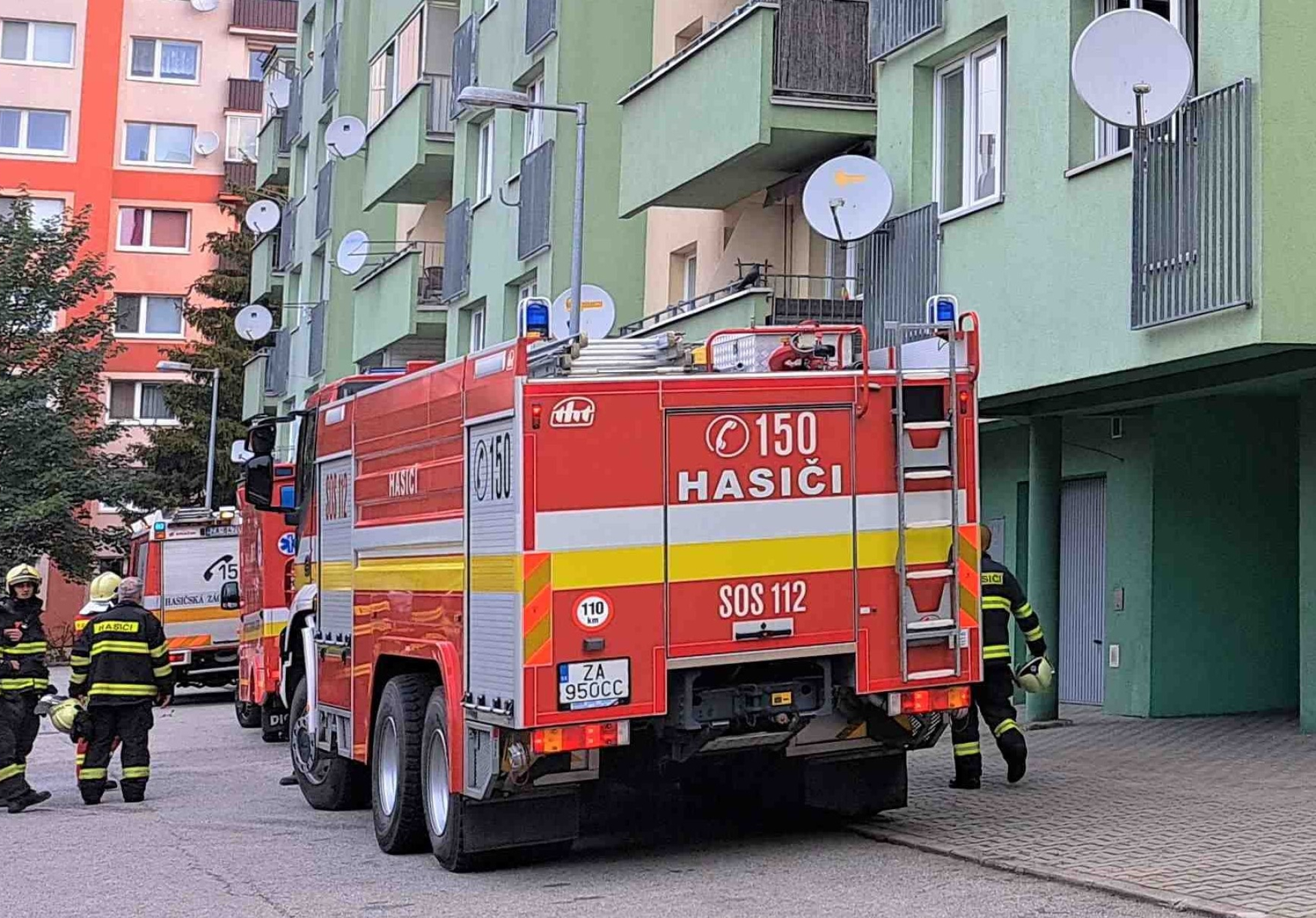 Požiar na Karpatskej ulici
