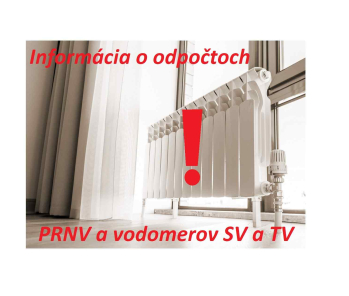 Informácia o odpočtoch PRNV, vodomerov teplej a studenej vody v bytoch a spol. priestoroch BD k 31.12.2023