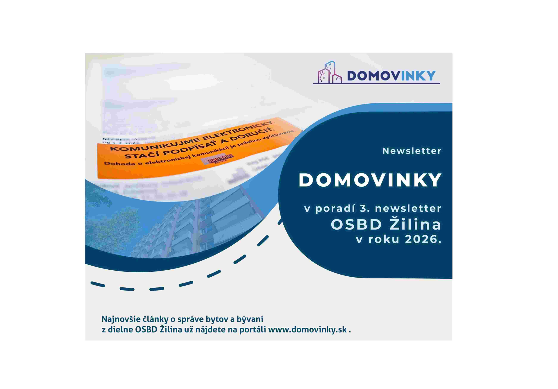 Domovinky - Novinky z OSBD Žilina 3/2026